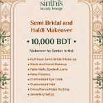 Semi Bridal and Haldi Makeover